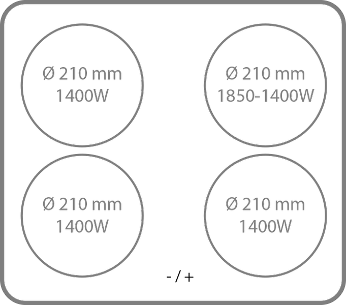 Plaque chauffante électrique Unix GSC 002700014 - Acheter en ligne -  Habitium®